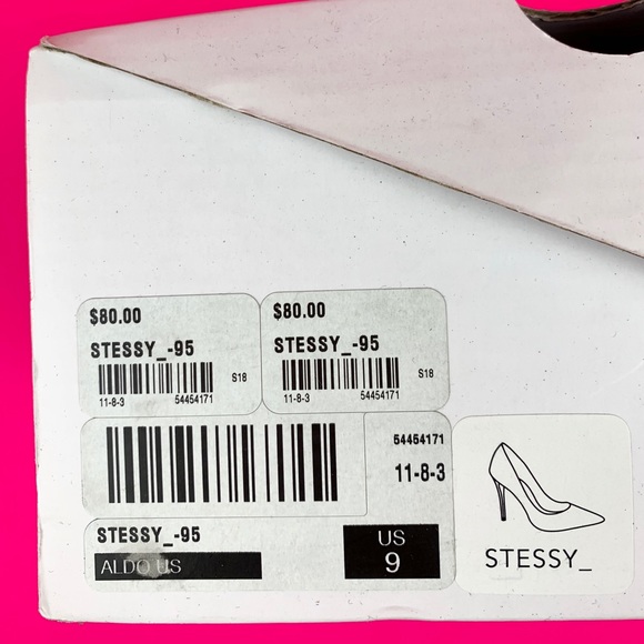 ALDO Black Patent Stiletto Heels - Picture 7 of 8